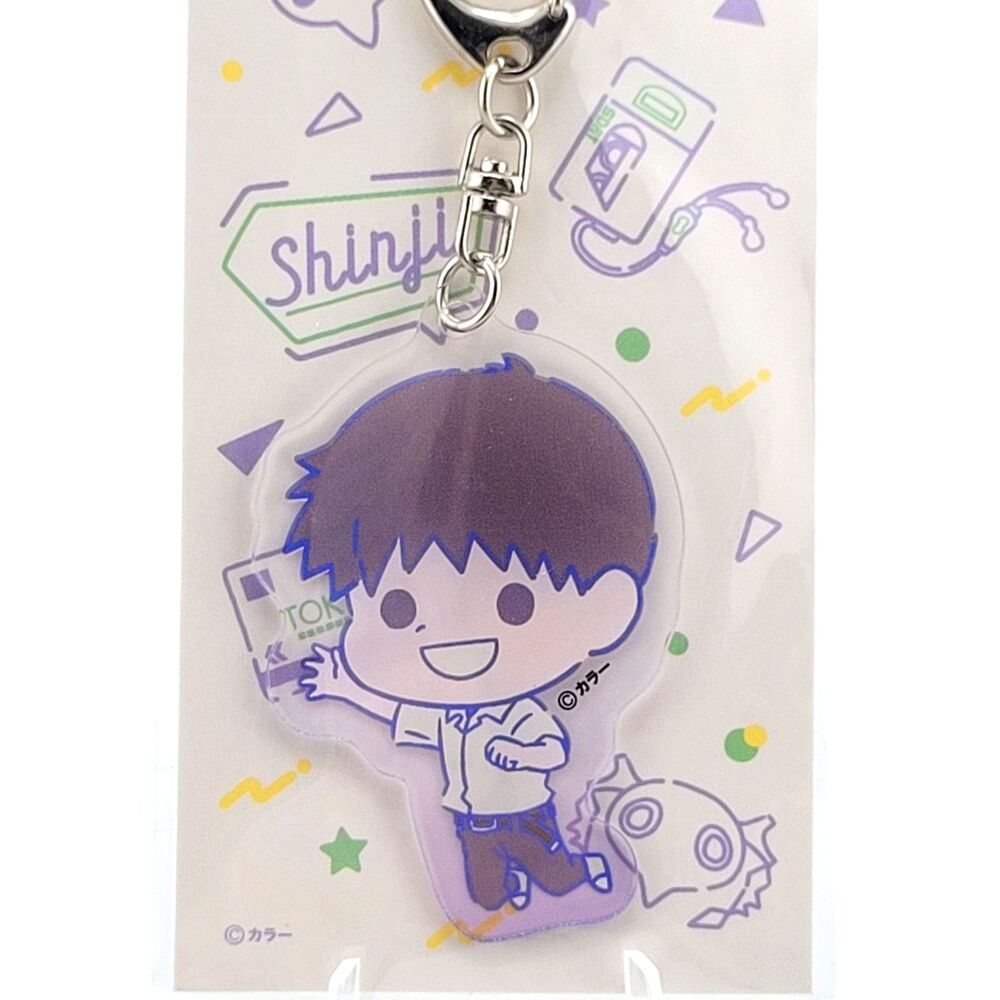 Shinji Ikari - Synapse Japan Evangelion Blue EVA PILOTS Acrylic Keychain